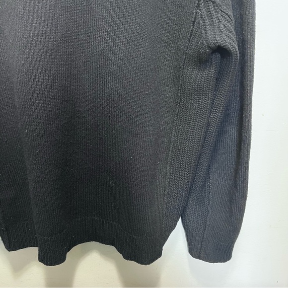Ted Baker London Black Lambswool Cashmere Pullover Sweater Size 5 = XL - Picture 5 of 13